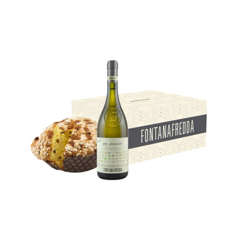 "Dolce Moncucco" Panettone 1kg + Moscato - Fontanafredda