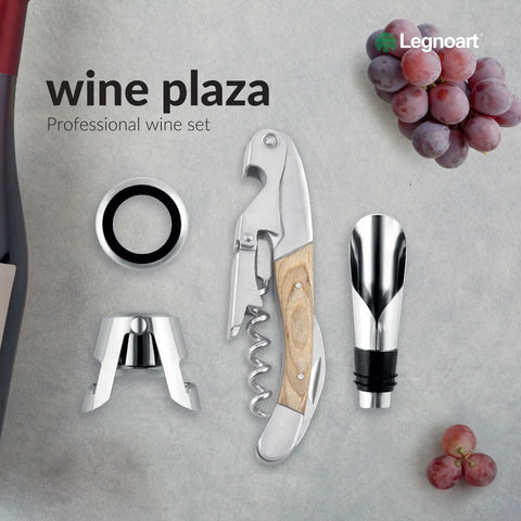 Legno Art - Wine Plaza Set da Vino