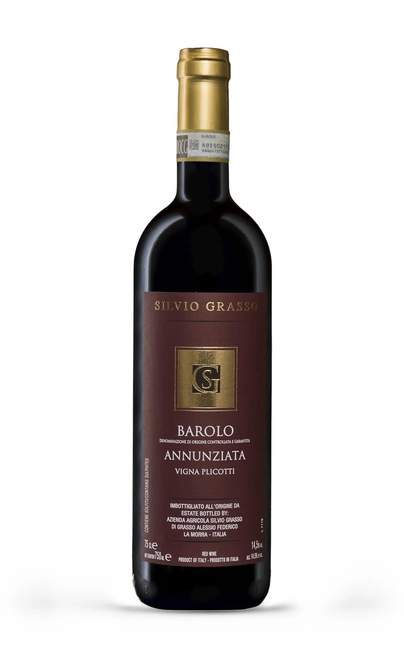 Barolo Annunziata Vigna Plicotti DOCG 2018 - Silvio Grasso - Vinai del Borgo